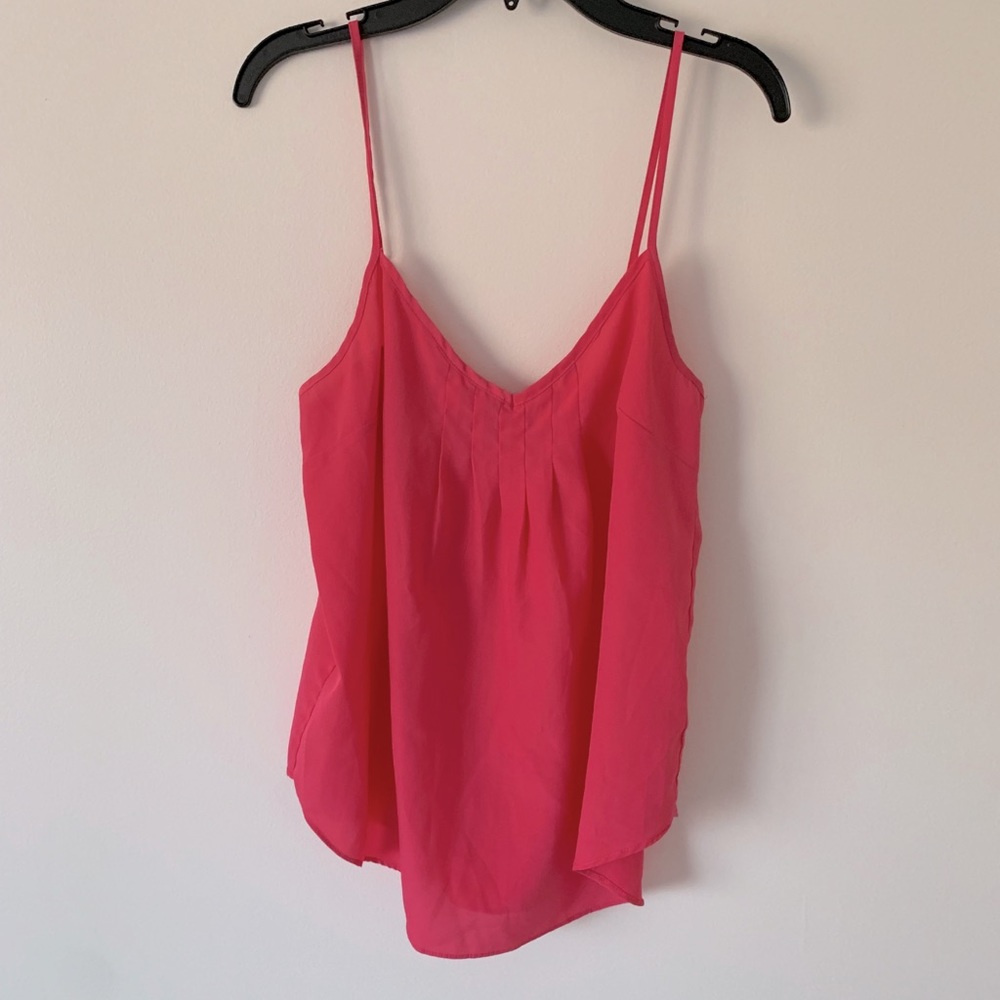 Aritzia Talula pleated neckline cami top